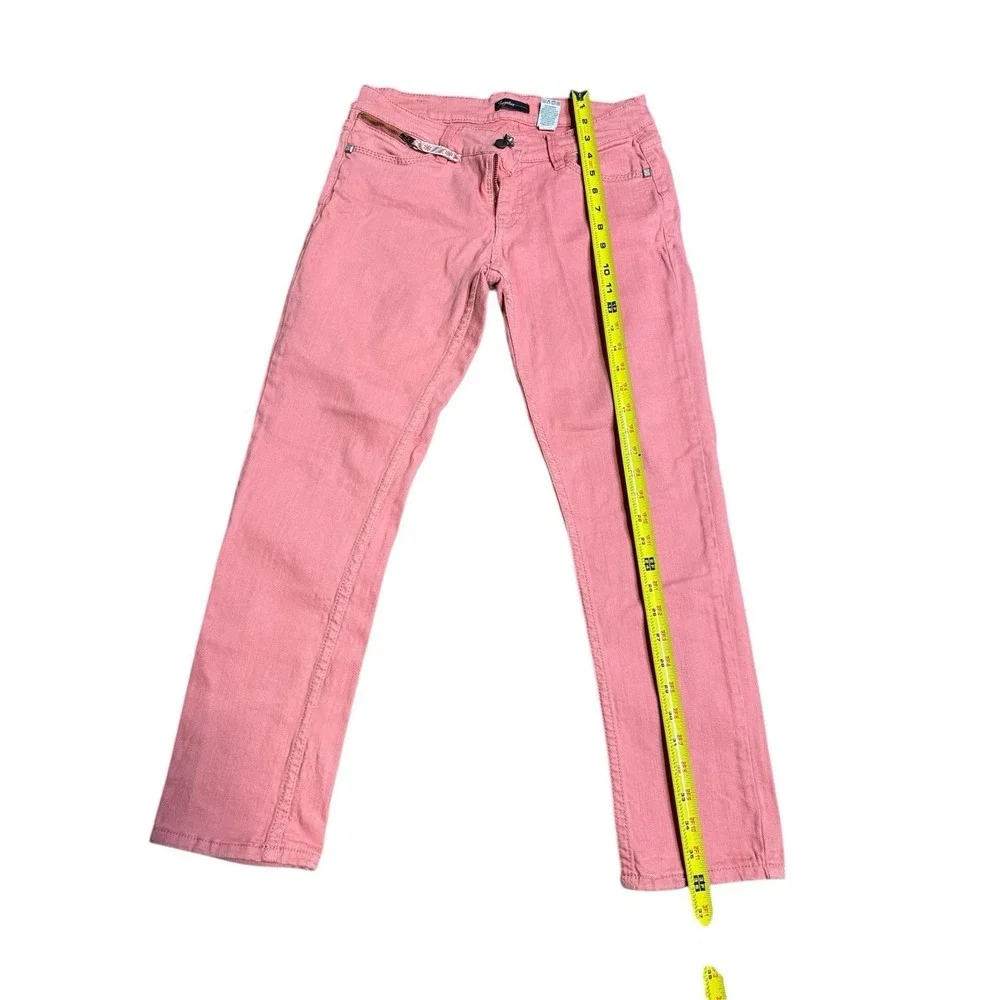 Supplies Jeans Womens 6 Skinny Leg Mid Rise Blue Denim Measure - Picture 13 of 15